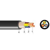 PP00-Y 3x1,5mm2  podzemni bakarni kabl (NYY ili E-YY)