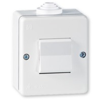 Sklopka jednopolna OG IP55 10A bela  210 Aling 