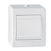Sklopka jednopolna OG IP44 10A bela 251.00 Aling Power line