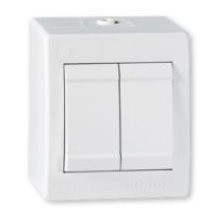 Serijska sklopka OG IP44 10A bela 252.00 Aling Power Line