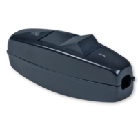 Jednopolni međugajtanski prekidač crni 216.13 Aling