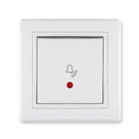 Taster zvona sa indikacijom 10A BELA 610I.000 Aling Prestige Line