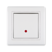 Sklopka jednopolna indikatorska 16A bela 6191.000 Aling Prestige Line