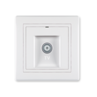 Prikljucnica antenska TV završna bela 612I.000 Aling Prestige Line