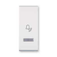 Taster sklopka za zvono sa indikacijom 10A bela 660I.0 Aling Mode