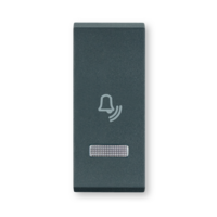 Taster sklopka za ZVONO sa indikacijom 10A ANTRACIT 660I.A Aling Mode
