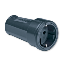 Priključnica prenosna sa PVC navlakom, crna 406.13 Aling Conel