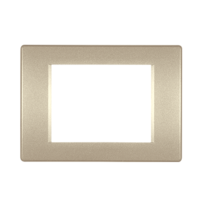 Maska jednostruka 1M METALIK ZLATNA 6501.G Aling mode