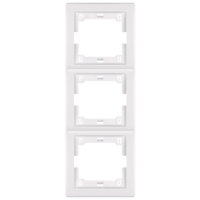 Maska trostruka PRESTIGE - vertikalna (3M-V), bela 6713.0