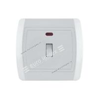 Jednopolna sklopka sa sig.sij. - kip prekidac 16AX/250V 14.01.045  STATUS METALKA