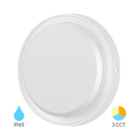 LED VODONEPROPUSNA LAMPA 12W 3u1 IP65 BELA OKRUGLA (BRODSKA) 3CCT tri boje svetla 3000/4000/6500K BC18-00680 Braytron