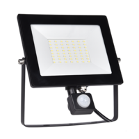 LED REFLEKTOR 50W SLIM CRNI 5500K SA SENZOROM 98HELIOS50SEN Elmark